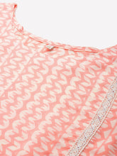 Plus Size Printed Panelled Kurta-AP-AHKUMSDD-1059-DS
